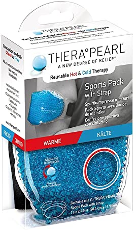 TheraPearl Reusable Hot & Cold Therapy Knee Wrap With Strap