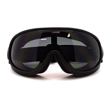New Retro Cafe Racer Style Narrow Shatter Proof Anti Fog Lens Goggle
