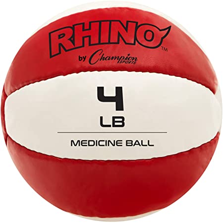 None Champion Sports Leather Medicine Balls