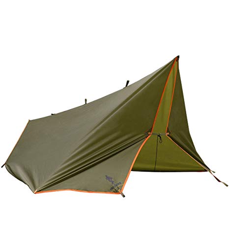 FREE SOLDIER Waterproof Portable Tarp Multifunctional Outdoor Camping Traveling Awning Backpacking Tarp shelter Rain Tarp