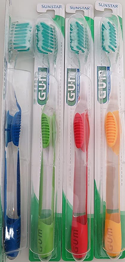 GUM 471 Micro tip Toothbrush - Compact - Soft (6 Pack)