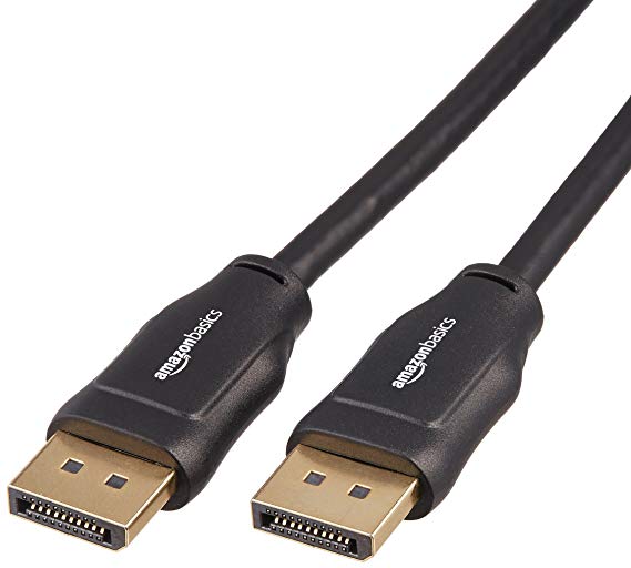 AmazonBasics DisplayPort to DisplayPort Cable - 6-Feet,10-Pack