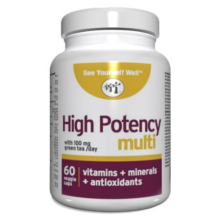 High Potency: All Natural Brain Function Booster & Anti Aging Essentials. Memory, Mental Clarity & Cognitive Function. Antioxidant Nutrients, Vitamins, and Minerals, plus Green Tea.