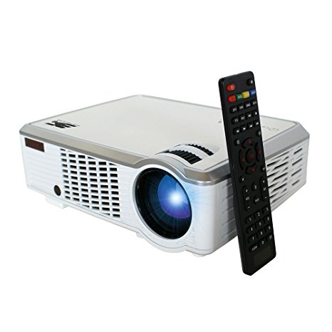 Elite Projector HD LCD 2200 Ansi Lumen Movie|Gaming Presentation Projector, Project 50" to 120" Diagonal Images, Model LED2200