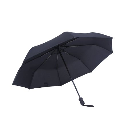 Ohuhu Travel Umbrella Auto Open and Close Compact Black