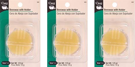 Dritz 622 Beeswax with Holder (3 Pack)
