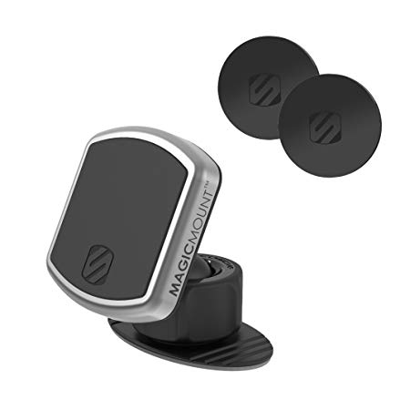 SCOSCHE MPDRND-SP MagicMount Pro Universal Magnetic Smartphone/GPS Mount Compatible with PopSockets Grip for The Car, Home or Office