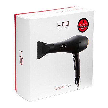 HSI Professional Hair Dryer D-2200 with Turbo Ionic and Infrared Technology