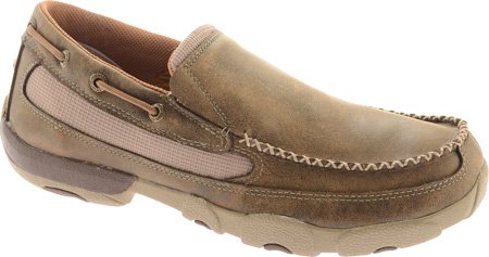 Twisted X Men's Driving Slip-On Moccasin Shoes Round Toe - Mdms002