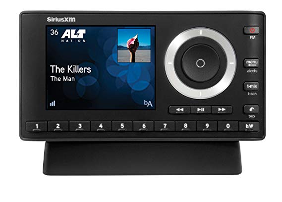 SiriusXM SXPL1H1 Onyx Plus Satellite Radio with Home Kit with Free 3 Months Satellite and Streaming Service($15 Activation fee)