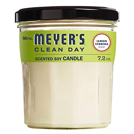 Mrs. Meyers Clean Day Soy Candle, Lemon Verbena, 7.2 oz