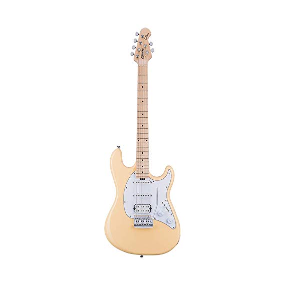 Sterling by Music Man 6 String Solid-Body Electric Guitar, Right, Vintage Cream (CT30HSS-VC-M1)