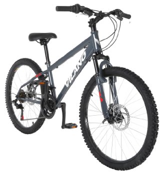 Vilano Kids 24 Inch Hardtail Mountain Bike with 21 Speed Shimano