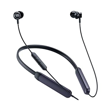 GOVO GOKIXX 952 Bluetooth Neckband, 106 Hours Battery, ENC Technology, Fast Charge, Gaming Mode, 10mm Drivers, Type C Charging, Wireless in Ear Earphone (Space Grey)