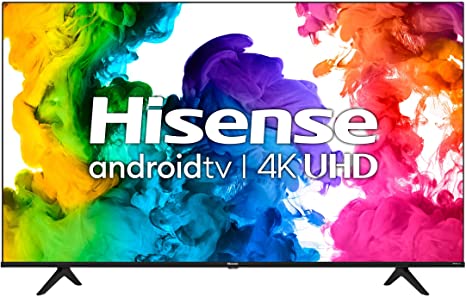 Hisense 55A68G - 55" Smart TV Ultra HD 4K Dolby Vision HDR10 Android Television with Bluetooth, Voice Remote (Canada Model) (2021)