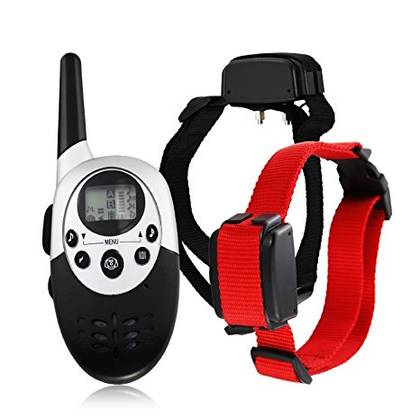 IFLYING LCD Remote Dog Training E-Collar Best for 2 Dogs
