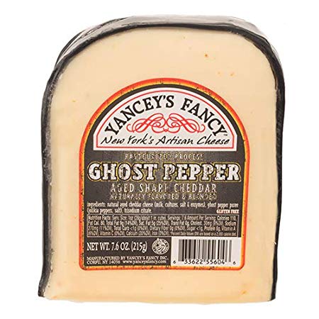 Fun Flavored Cheddars by Yancey's Fancy - Ghost Pepper Cheddar (7.6 ounce)