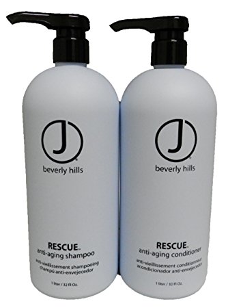 J Beverly Hills DUO Rescue Shampoo 33oz and Conditioner 33oz