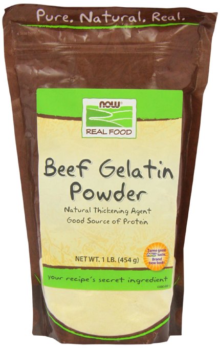 Now Foods Beef Gelatin Natural Powder 1 lb