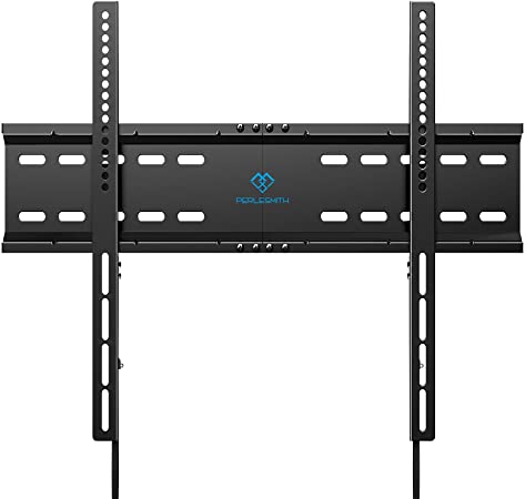 PERLESMITH Fixed TV Wall Mount Bracket for 32-70 Inch LED LCD OLED 4K Curved Flat Screen Slim TVs-Low Profile TV Mount for 16-24 Inch Studs with VESA 600x400mm up to 110 lbs PSLT6