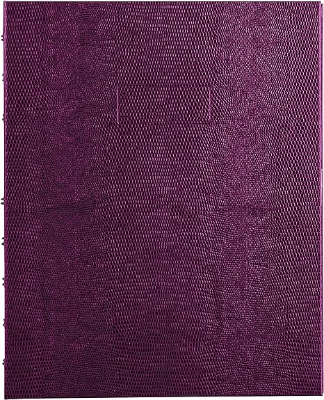 Blueline NotePro™ Executive Notebook, Indexing System, Refillable, Hard Cover, 9.25" x 7.25", 150 Ruled Pages, Grape (A7150.RAS)