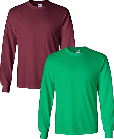 Gildan Men's Ultra Cotton Long Sleeve T-Shirt, Style G2400