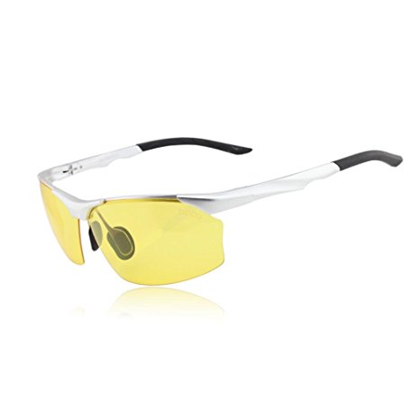 Duco Night-vision Glasses Polarized Night Driving Eyewear Men's Glasses 8513
