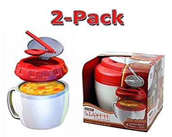 Stay Fit Soup/Meal Container , EZ Heat (2-Pack)