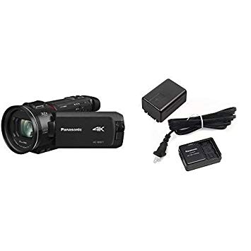 Panasonic HC-WXF1 4K Cinema-like Camcorder and Power Pack for Consumer Camcorder