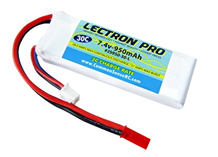 Lectron Pro 7.4 volt - 950mAh 30C Lipo Pack for the Blade 200 QX and CX/CX2/CX3