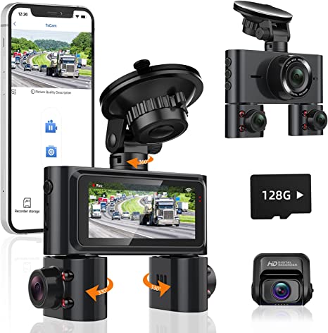 Fakespot  Hupejos 360 Dash Cam 4 Channel Wifi  Fake Review