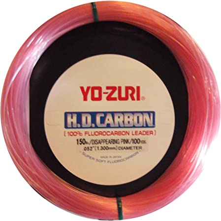 Yo-Zuri HD Fluorocarbon Leader Pink 30Yds