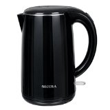 Secura 18 Quart Stainless Steel Cordless Electric Water Kettle Double Wall Cool Touch Exterior