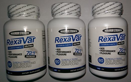 RexaVar - Male Enhancement Supplement - 180 Capsules - 3 Month Supply