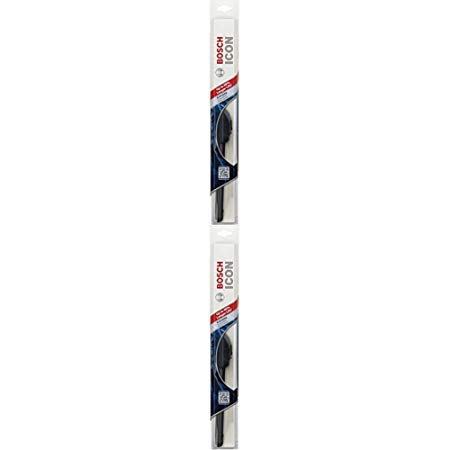 Bosch ICON Wiper Blades (Set of 2) Fits 2011-07 Toyota Camry; 2010-06 Hyundai Sonata; 2018-10 Kia Soul & More, Up to 40% Longer Life