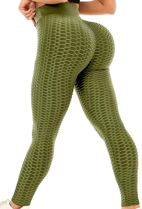 ViCherub Butt Lifting Workout Leggings for Women TIK Tok High Waisted Yoga Pants Tummy Control Scrunch Butt Gym Booty Tights