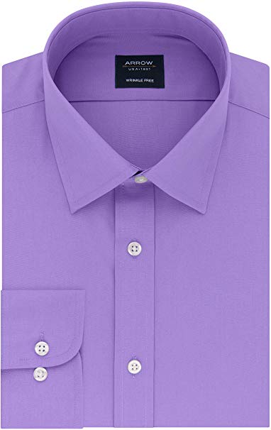 Arrow 1851 Men's Dress Shirt Poplin (Available in Regular, Slim, Fitted, and Extreme Slim Fits)