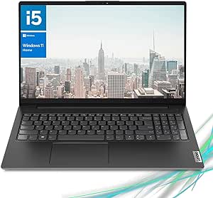 Lenovo V15 Gen 3 Business Laptop, 15.6" FHD Display, Intel Core i5-1235U, 40GB RAM, 1TB SSD, Webcam, HDMI, RJ-45, Wi-Fi, Windows 11 Home, Black