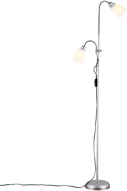 Adjustable Floor Lamp LED Standing Lamp with Side Reading Light for Living Room Bedroom Office