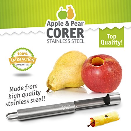 Delightly Apple Pear Corer Stainless Steel Durable Dishwasher Safe