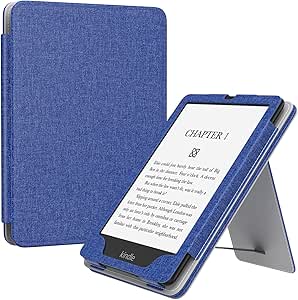 MoKo Case for 7"/6.8" Kindle Paperwhite(12th/11th Gen-2024/2021) and Kindle Paperwhite Signature Edition,Slim PU Shell Cover Case with Auto-Wake/Sleep for Kindle Paperwhite 2024, Indigo