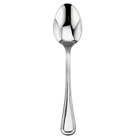 New Star Foodservice 58161 Slimline Pattern, Stainless Steel, Serving Spoon, 8.5-Inch, Set of 12