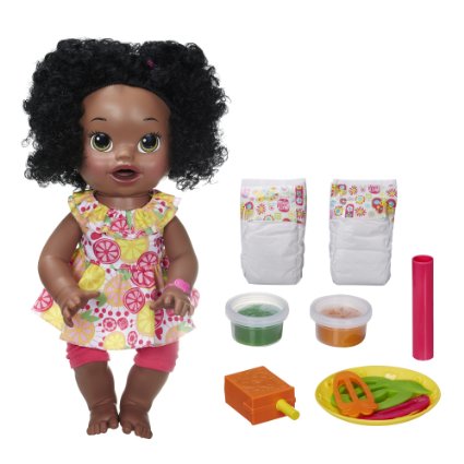 Baby Alive Super Snacks Snackin’ Sara African American