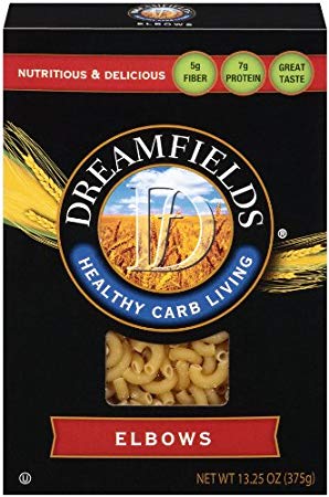 Dreamfields Pasta Healthy Carb Living, Elbow Macaroni, 13.25-Ounce Boxes