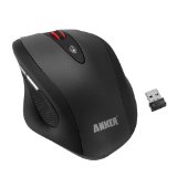 Anker Full-Size Ergonomic Wireless Mouse with 6 Buttons 3 DPI Adjustment Levels and 2000 DPI Black C200