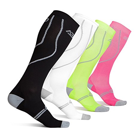 Premium Compression Socks by ABD with 20-25 mmHg Athletic Compression. Best Sports Performance. On Sale Now! Excellent For Running, Crossfit & Recovery.