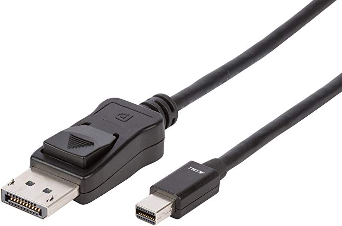 Accell Mdp to DP 1.2 - VESA-Certified Mini DisplayPort to DisplayPort 1.2 Cable - 3 Feet (Black), Hbr2, 4K UHD @60Hz, 1920X1080@240Hz