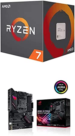 AMD Ryzen 7 3800X CPU   ASUS ROG Strix B550-F Gaming