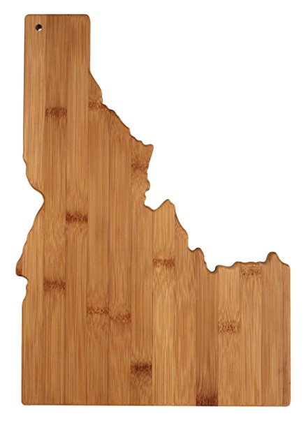 Totally Bamboo State Cutting & Serving Board, Idaho, 100% Bamboo Board for Cooking and Entertaining