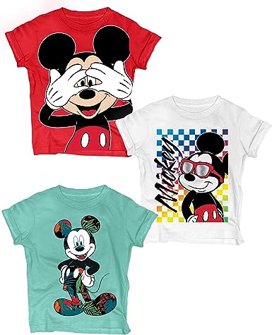 Disney Mickey Mouse Shirt for Kids (Girls & Boys Clothes) Fantasia Tshirt 2T, 3T, 4T, 5T, 6T Toddler & Up